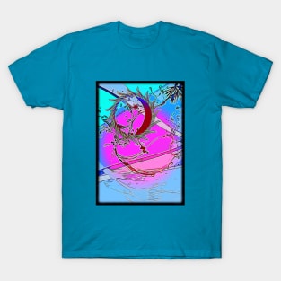 Surf sunrise graffiti T-Shirt